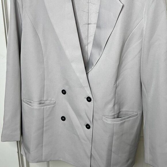 Lioness WYOMING BLAZER Jacket GREY Oversized New Size Large - Picture 3 of 8